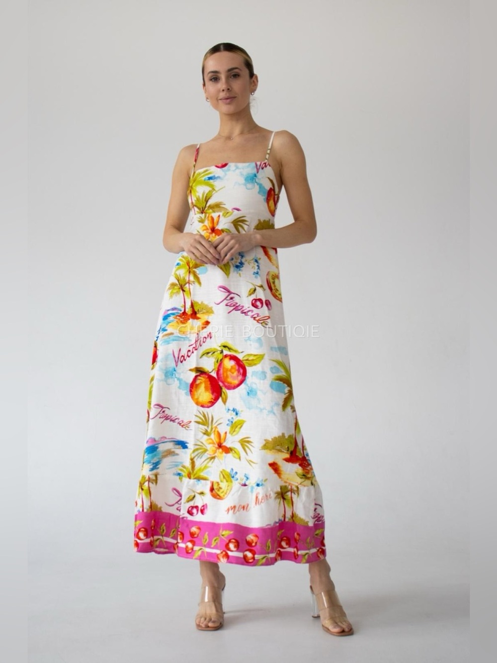 NWT Label of love bold print summer midi maxi dress